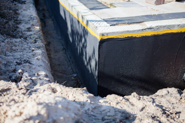 Residential Vapor Barrier Installation installation at a Riverside, PA home by SJ Waterproofing Pros